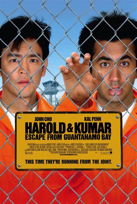 16 Sept 2022 ... Saturday's movie at 21:30 Harold & Kumar Escape from Guantanamo Bay; On their flight to Amsterdam, Harold and Kumar are mistaken for terrorists ...